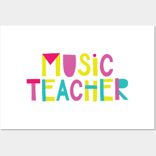 Music Teacher Gift Idea Cute Back to School Posters and Art